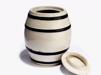 Ceramic Honey Pot/ Pickle Jar, Manufactured by E.I. D. Parry, Tamil Nadu, c.1950- 1970