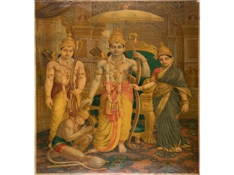 Ravi Varma FAL print of Kothanda Ram by G. Venkatesh Rao