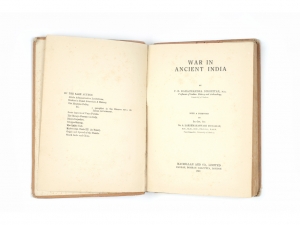 A 1948 Book on the Art and Science of War in Ancient India