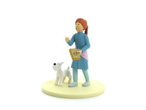 Moulinsart Collectible Box Scene Figure Tintin with The Pharaoh's Cigars