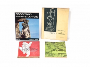 Set of Four Books on Indian Sculptures