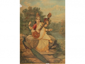 Saraswati by Raja Ravi Varma
