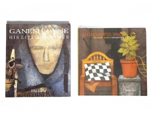 Ganesh Pyne: Set of Two Rare Books on the Life and Art of the Artist