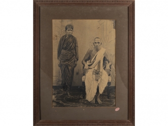 Studio Portrait of Iyengar Couple
