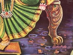 Vintage Advertisement Calendar, 1960s, The India Cements Ltd., Sree Bhuvaneswari