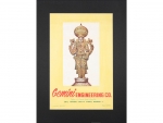 Vintage Advertisement Calendar, Gemini Engineering Co., Lord Vishnu