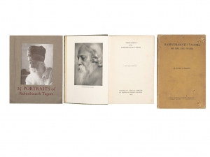 Set of Three books on Rabindranath Tagore i) 25 Portraits of Rabindranath Tagore, ii) Rabindranath Tagore - His Life And Work, iii) Rabindranath Tagore - His Life And Work